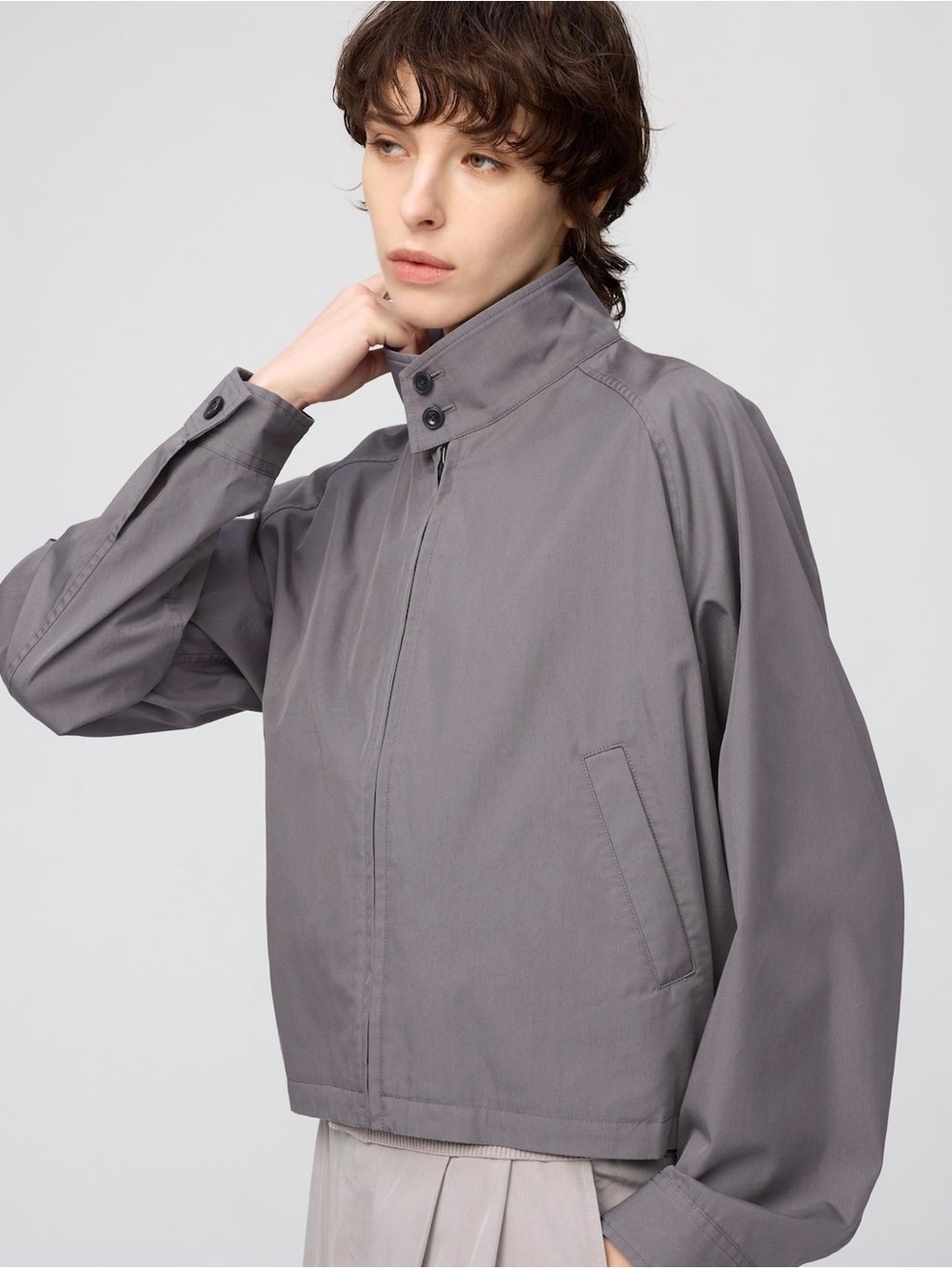 Uniqlo short blouson jacket spring 2026 - Picture 3 of 4